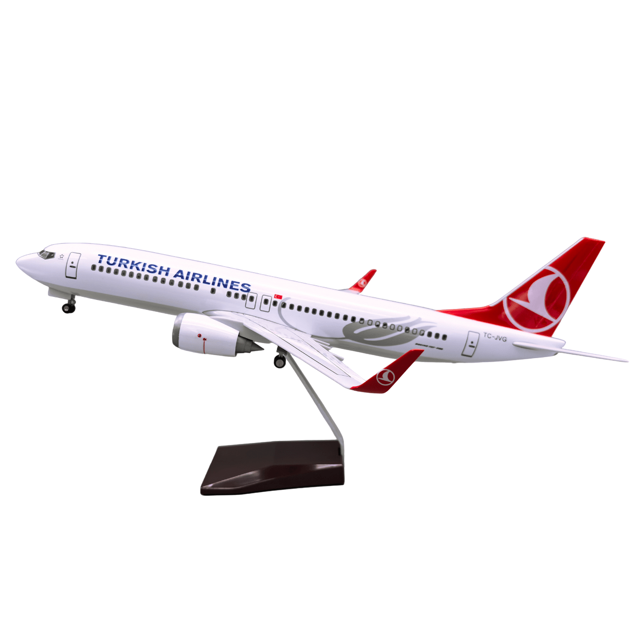 XL Turkish Airlines Boeing 737 Model Plane - 1/85 Scale Resin