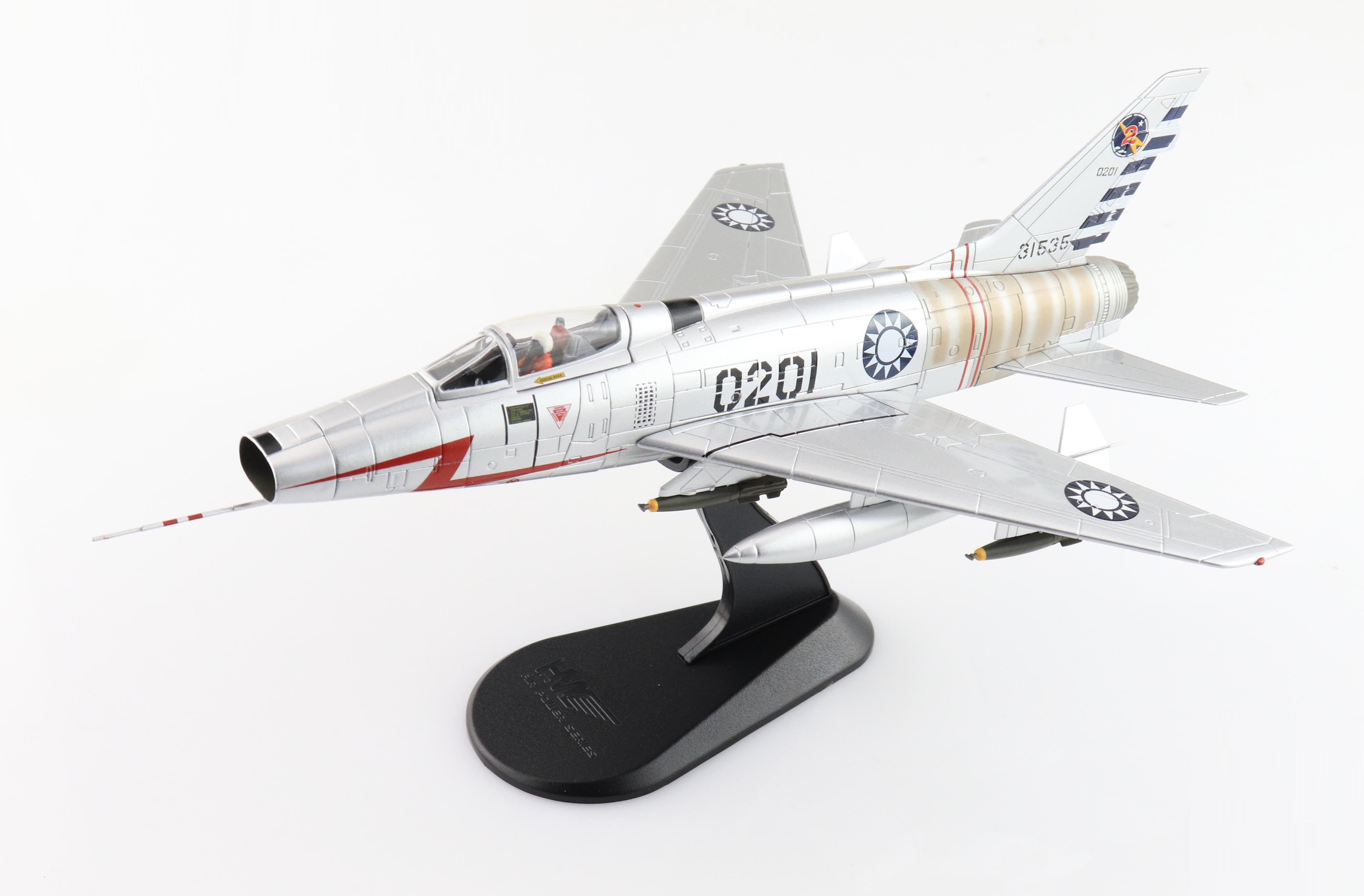 North American F-100 Super Sabre Premium Diecast Model Aircraft