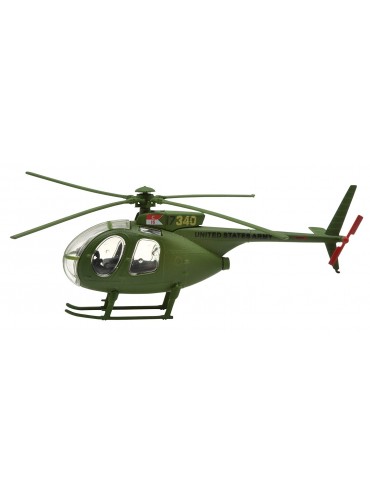 New Diecast Amercom Helicopter OH-6 Cayuse,1:72 Size 