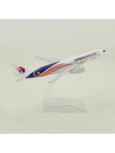 16CM Malaysia Airlines AIRBUS A350 Passenger Airplane Aircraft Diecast Model 