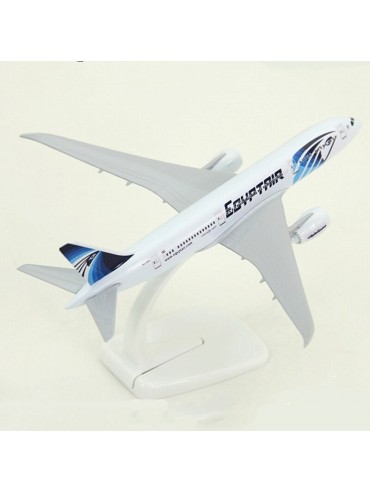 300 en métal moulé FJCY 20 cm modèle davion Egyptair Boeing 787 modèle davion 1 