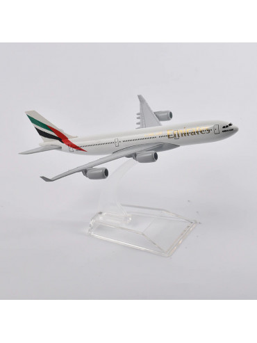 Emirates AIRBUS A340 Passenger Airplane Alloy Plane Aircraft Metal Diecast Model 