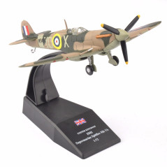 1/72 Diecast Plane UK Supermarine Spitfire Mk VB WWII Aircraft Royal Air Force 