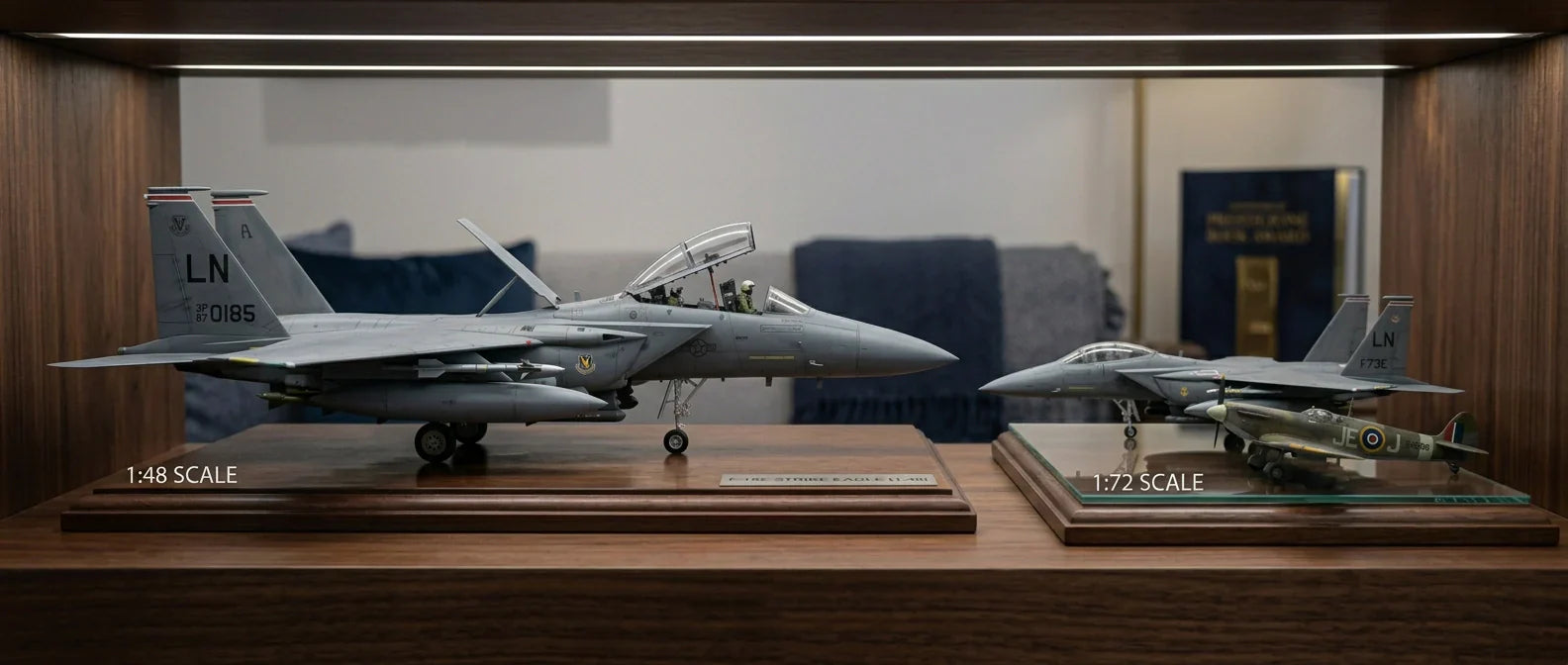 Comparison of a 1:72 Scale Aircraft Model and a 1:48 Scale Aircraft Model