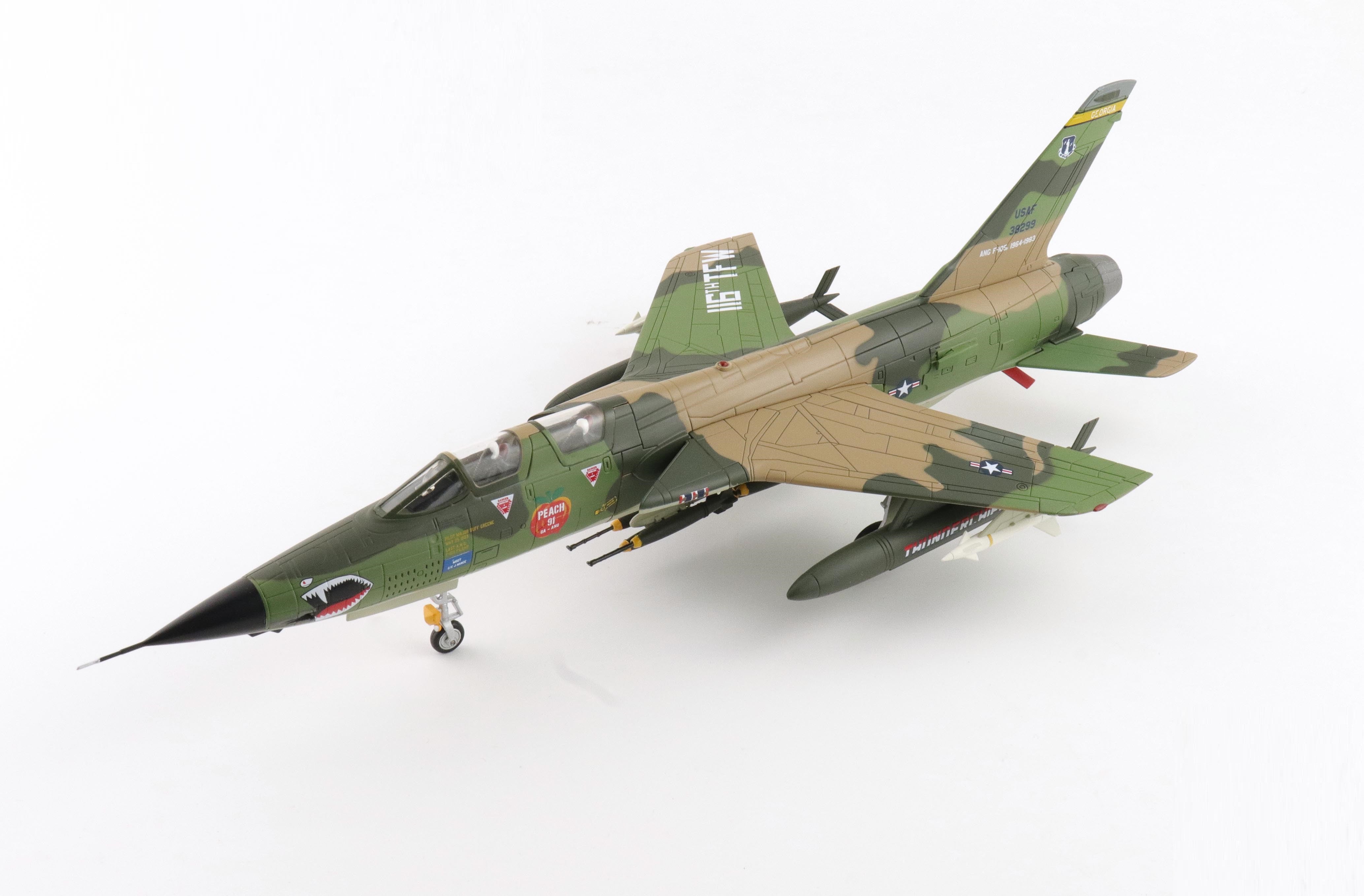Republic F-105F Thunderchief Model Plane - 1/72 Scale Diecast
