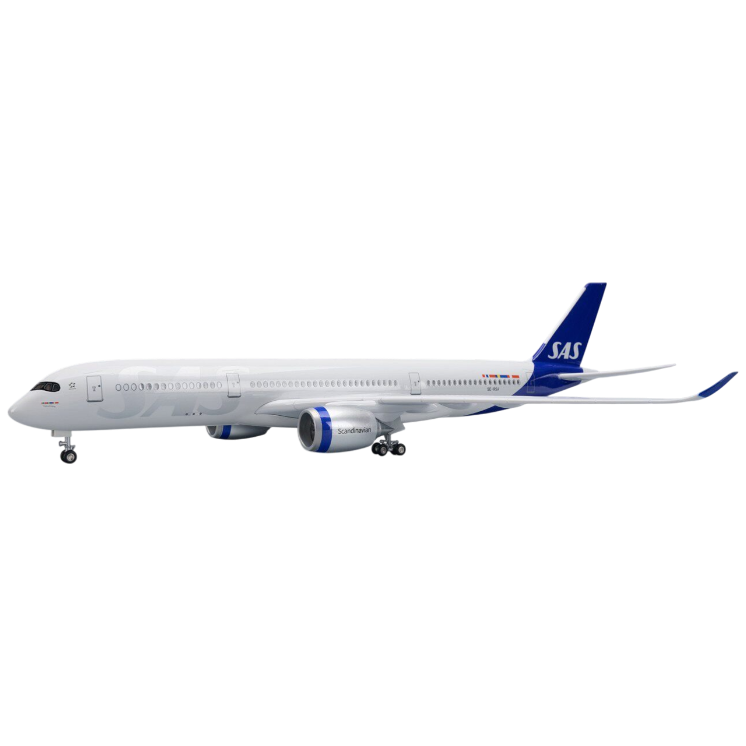 XL SAS Scandinavian Airbus A350 Model Plane - 1/142 Scale Resin
