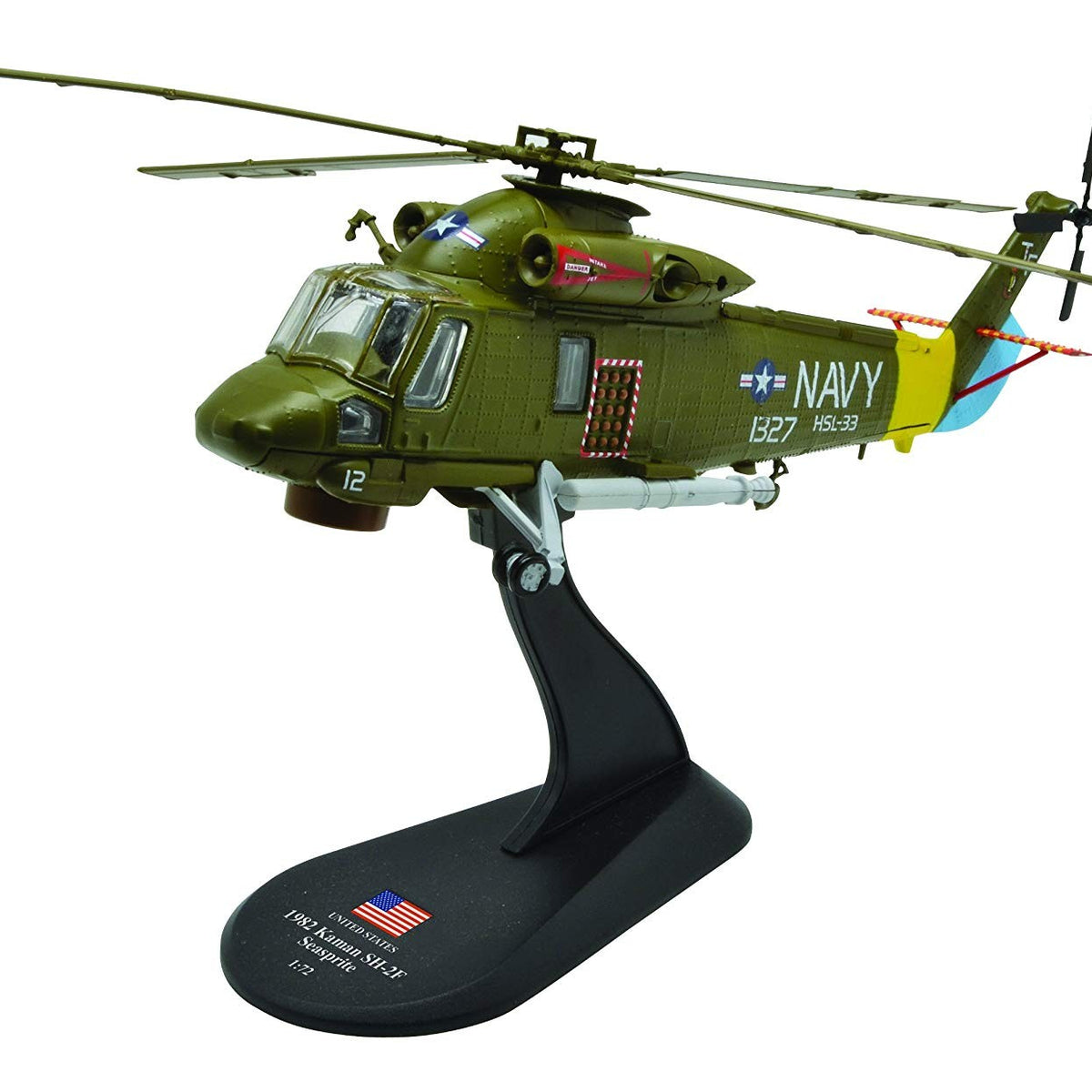 US Navy Kaman SH-2F Seasprite Diecast Model Helicopter – AirModels