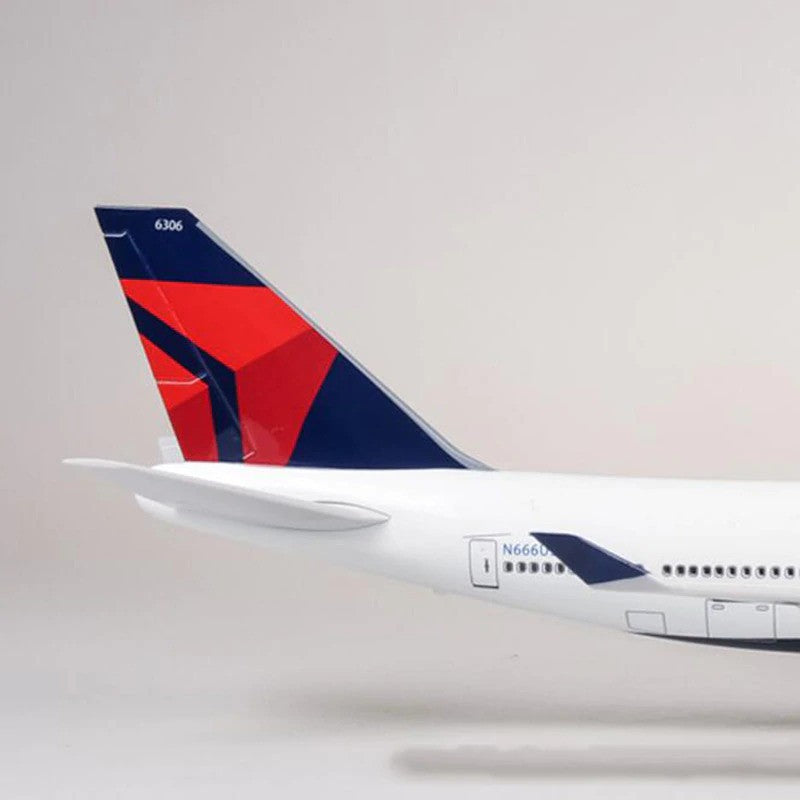 XL Delta Air Lines Boeing 747 Premium Resin Model Aircraft – AirModels