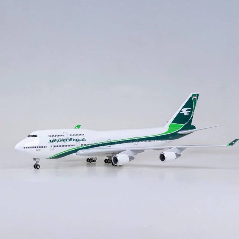 イラク航空 Iraqi Airways Boeing 747-400モデルプレー XL Iraqi Airways Boeing 747 Premium Resin Model Aircraft – AirModels
