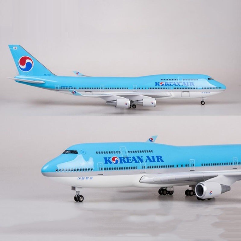 XL Korean Air Boeing 747 Premium Resin Model Aircraft – AirModels