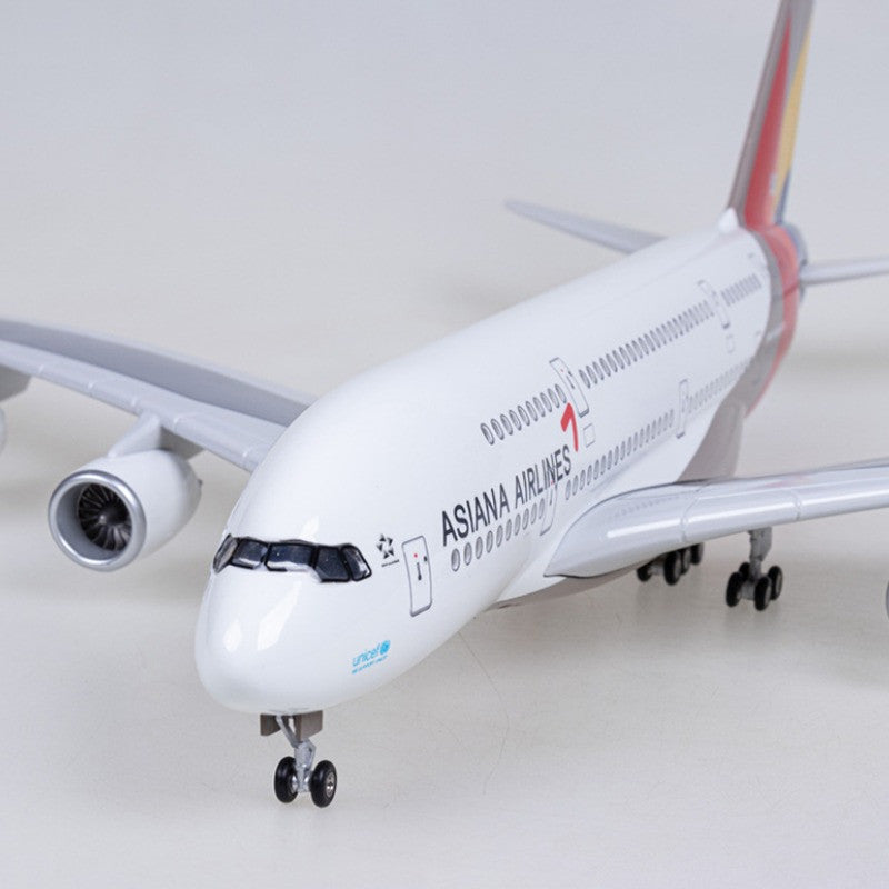 XL Asiana Airlines Airbus A380 Premium Resin Model Aircraft