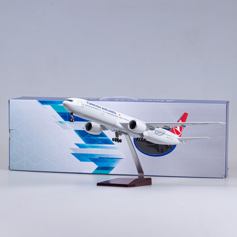 XL Turkish Airlines Boeing 777 Premium Resin Model Aircraft