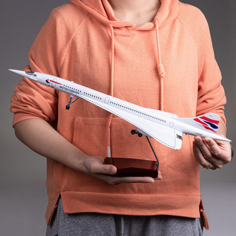 Concorde Display Model XL British Airways Concorde Resin Display Model Aircraft Premium ...