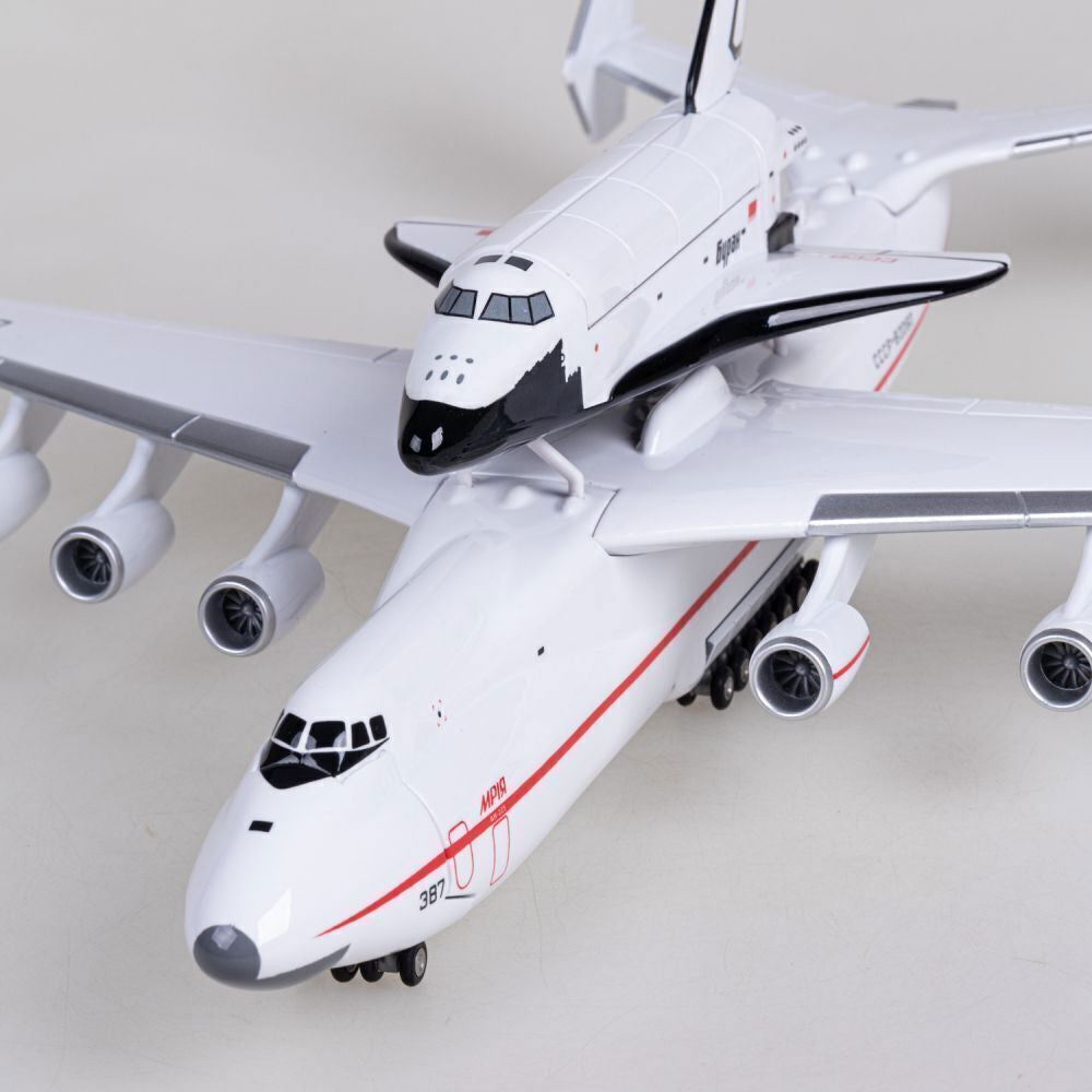XL Antonov An-225 Mriya and Buran Space Shuttle - Aircraft Model
