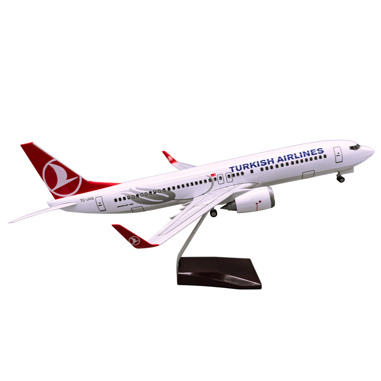 XL Turkish Airlines Boeing 737 Model Plane - 1/85 Scale Resin