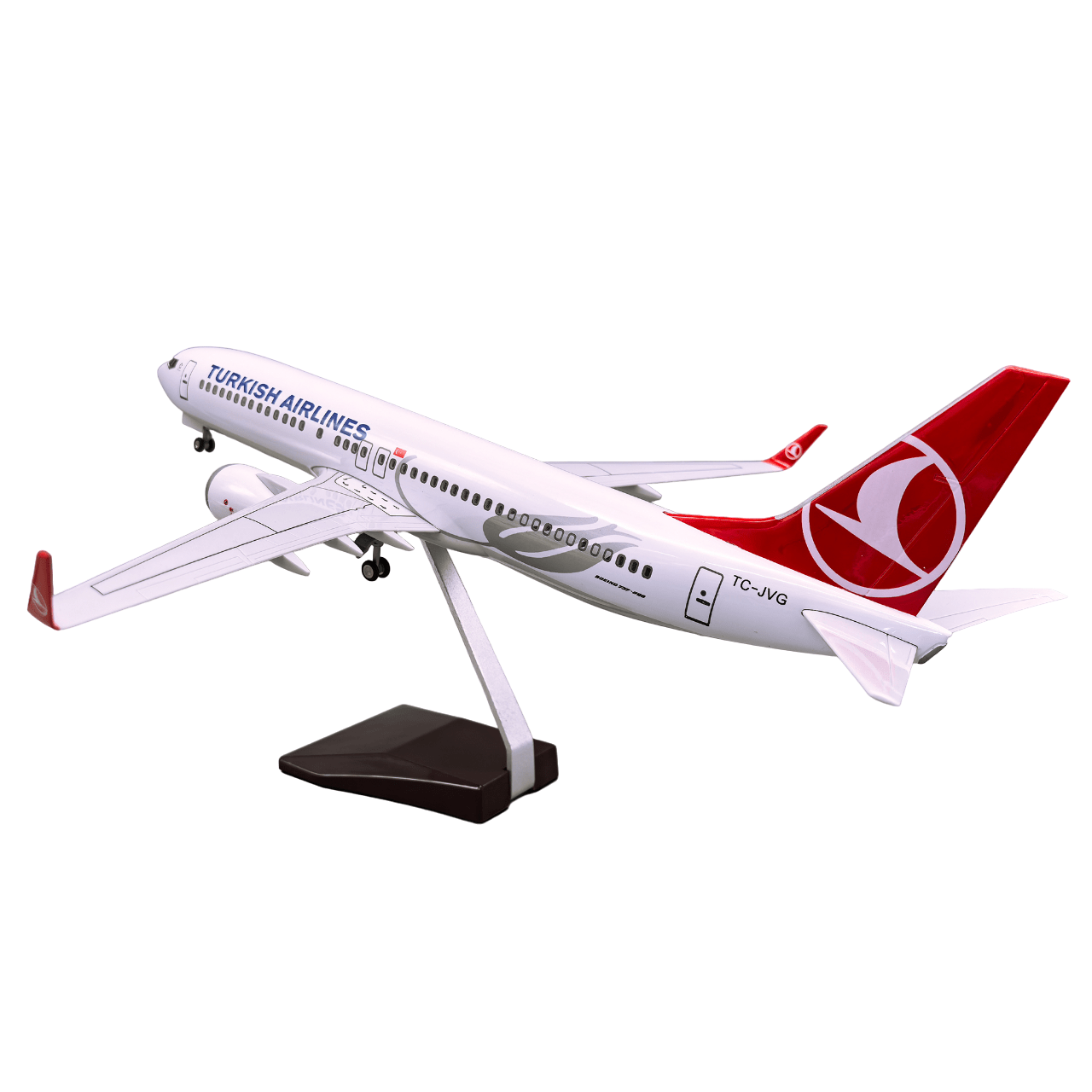 XL Turkish Airlines Boeing 737 Model Plane - 1/85 Scale Resin