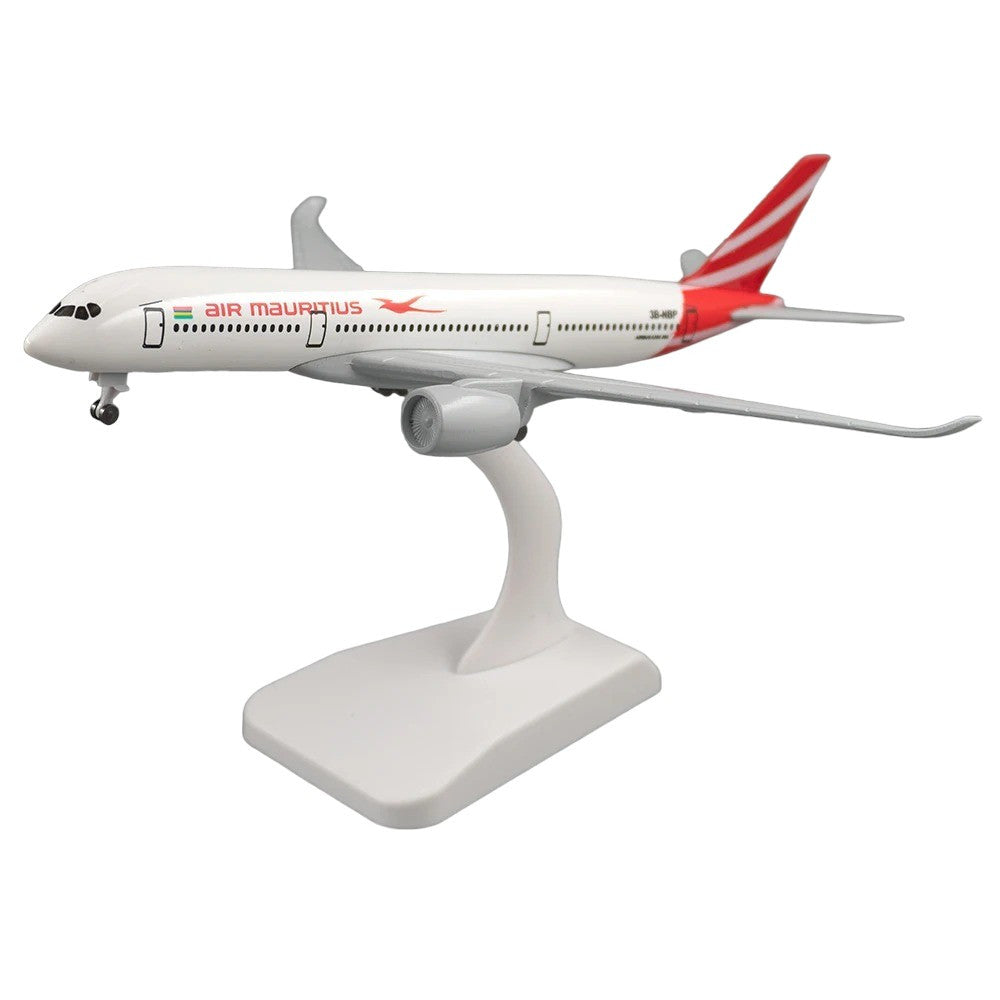 Air Mauritius A350-900 400分の 1スケール Air Mauritius Airbus A350 Model Plane - 1/350 Scale Diecast Metal