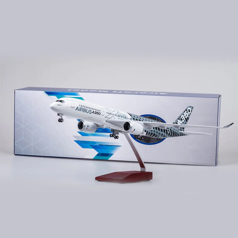 良品　Mac Pro製　airbus a350 木製模型 XL Prototype Airbus A350 XWB Carbon Model Plane - 1/142 Scale