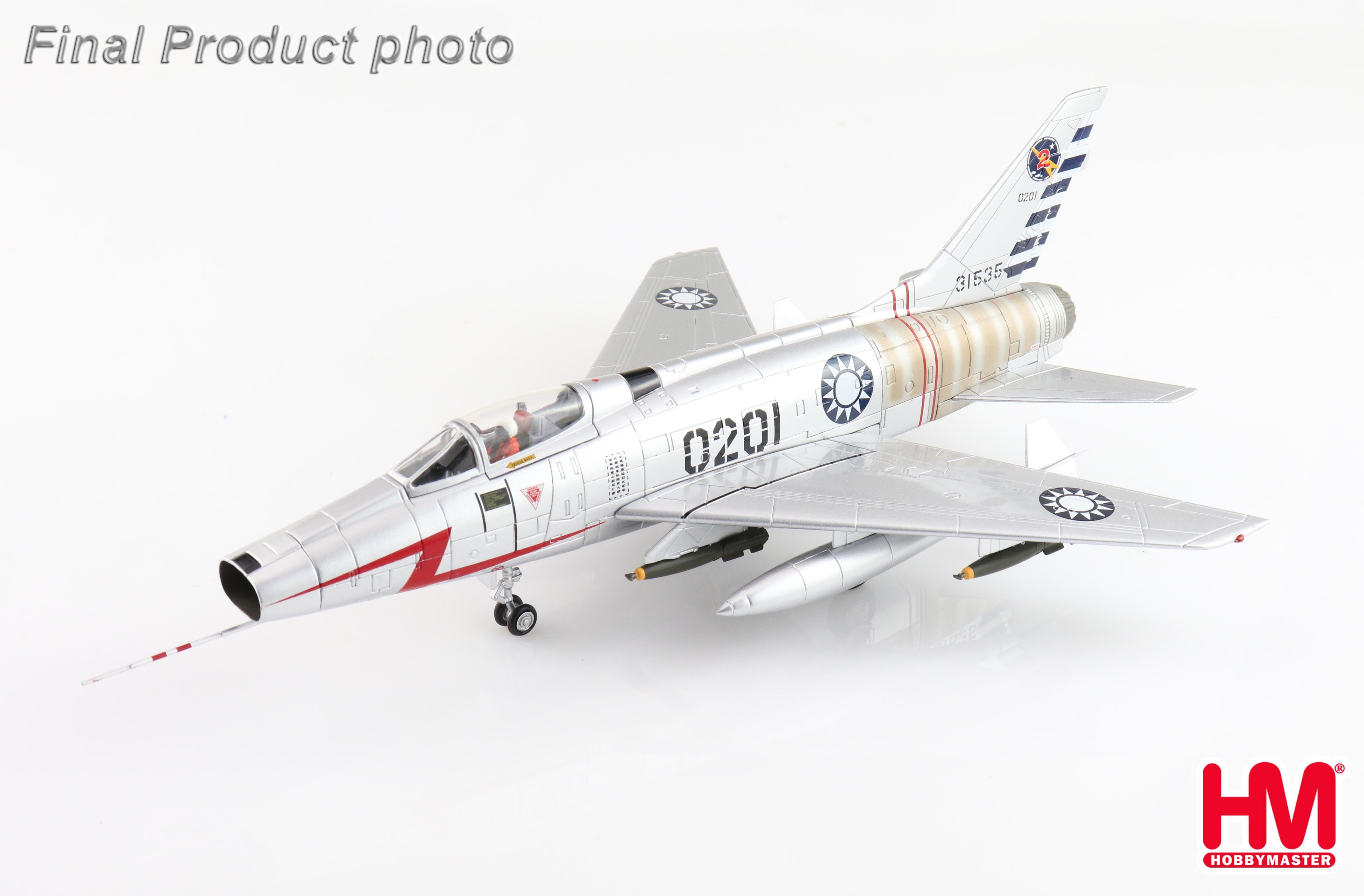 North American F-100 Super Sabre Premium Diecast Model Aircraft