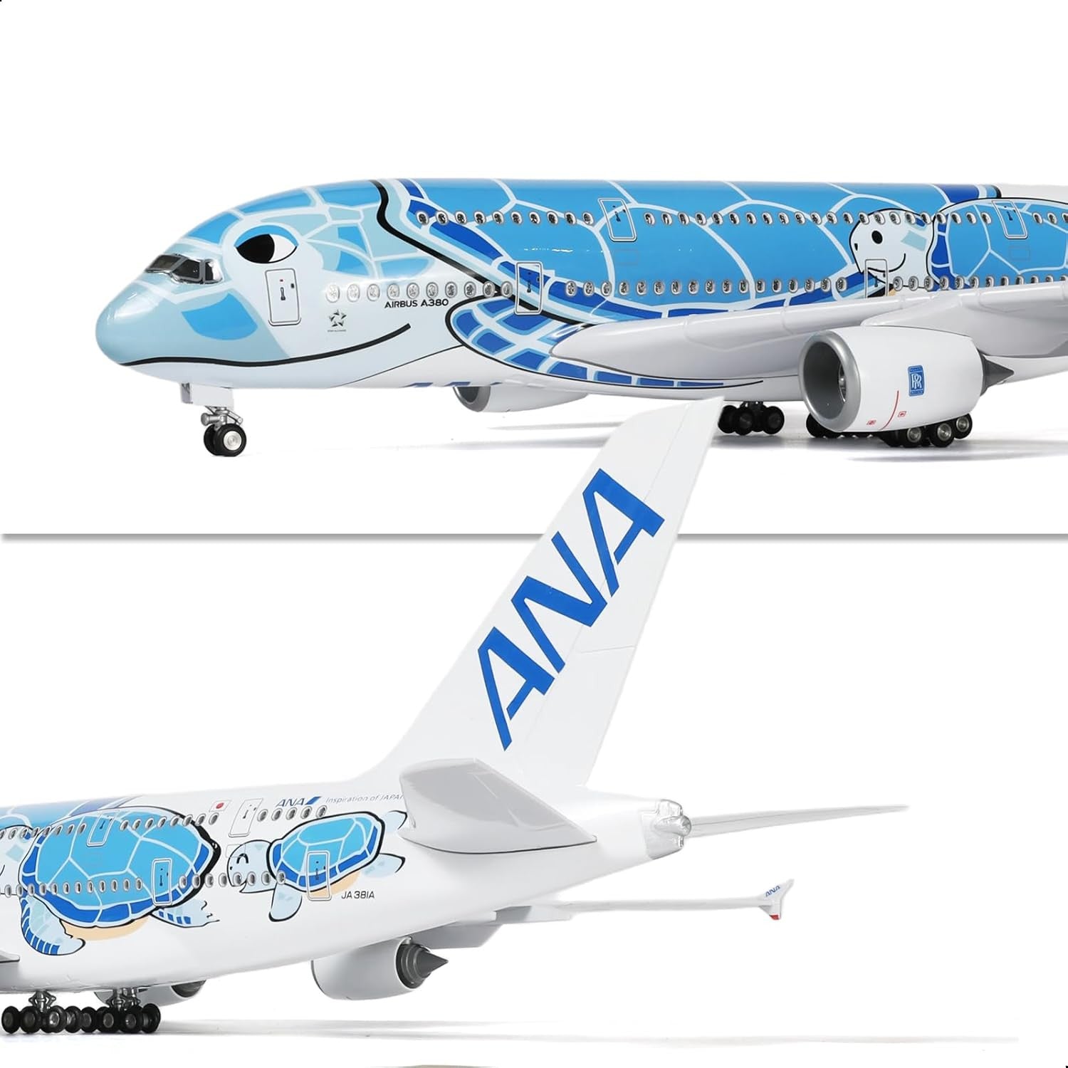 XL ANA Airbus A380 - Premium Resin Model Aircraft – AirModels