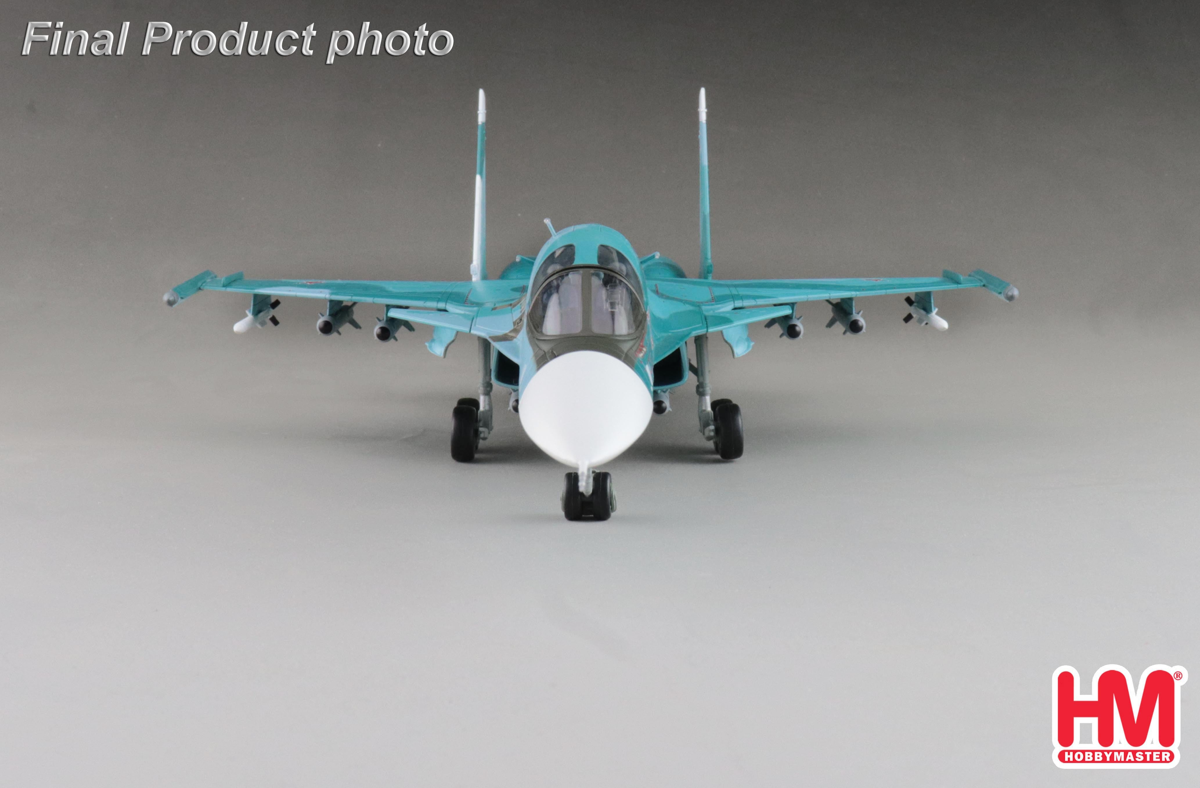 Sukhoi SU-34 Fullback Fighter Bomber Model Plane - 1/72 Scale