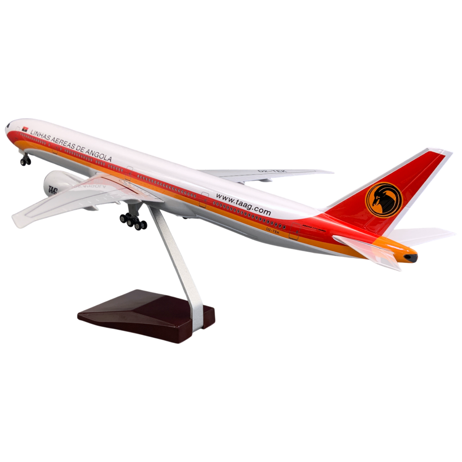 XL TAAG Angola Boeing 777 Model Plane - 1/157 Scale Resin & ABS