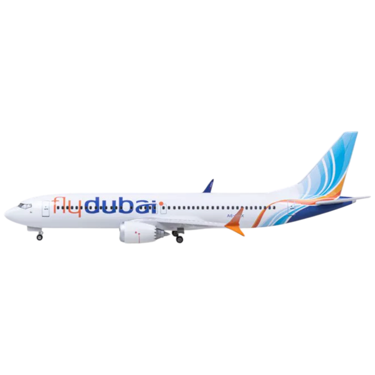 XL FlyDubai Boeing 737 MAX Model Aircraft - Photo 3