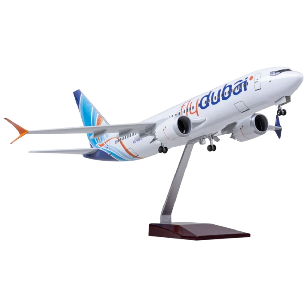 XL FlyDubai Boeing 737 MAX Model Aircraft - Photo 1