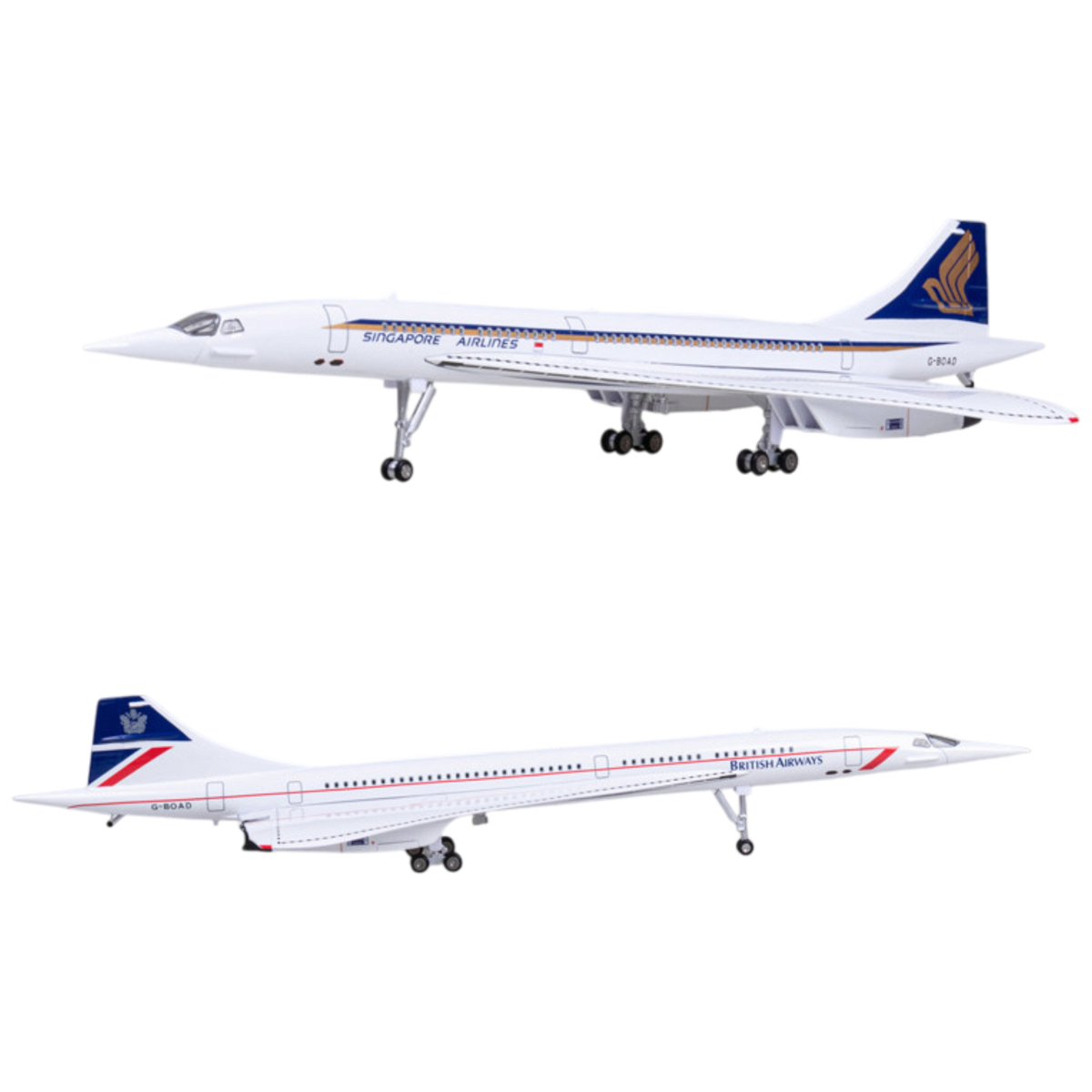 XL Singapore & British Concorde Model Aircraft - Photo 2