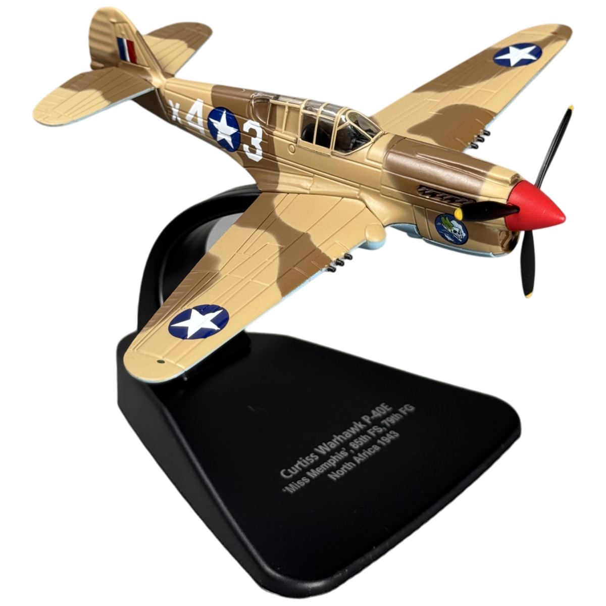 Curtiss P-40E Warhawk Model Aircraft - Photo 1