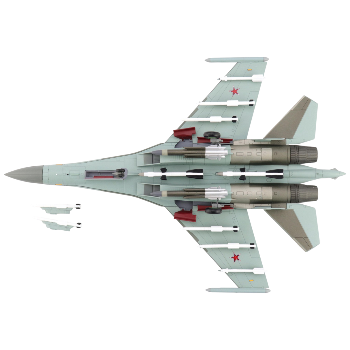 Sukhoi SU-35S Flanker E Red