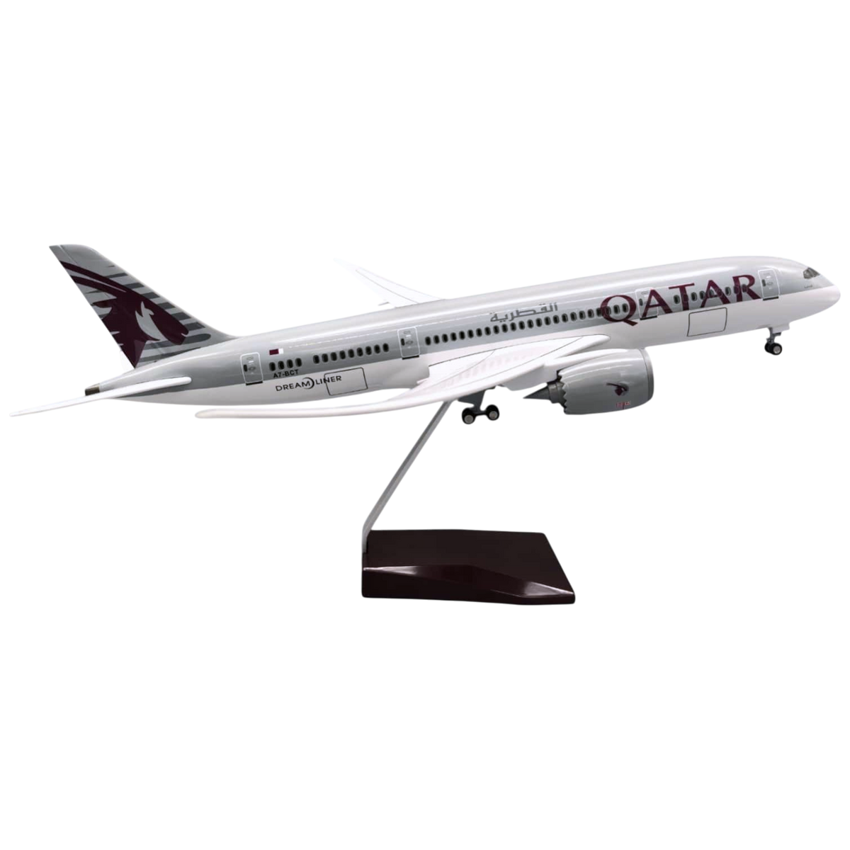 カタール航空 Boeing 787-8 模型 1/200 XL Qatar Airways Boeing 787 Dreamliner - Premium Resin Aircraft